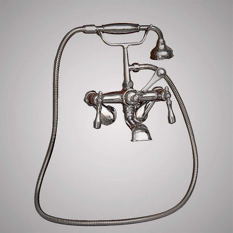 Traditional Wall-Mount Tub Faucet with Hand Shower