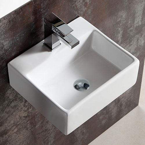 Trego Vitreous China Wall-Mount Bathroom Sink