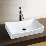 Tustin Vitreous China Rectangular Vessel Sink