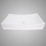 Tustin Vitreous China Rectangular Vessel Sink