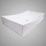 Tustin Vitreous China Rectangular Vessel Sink