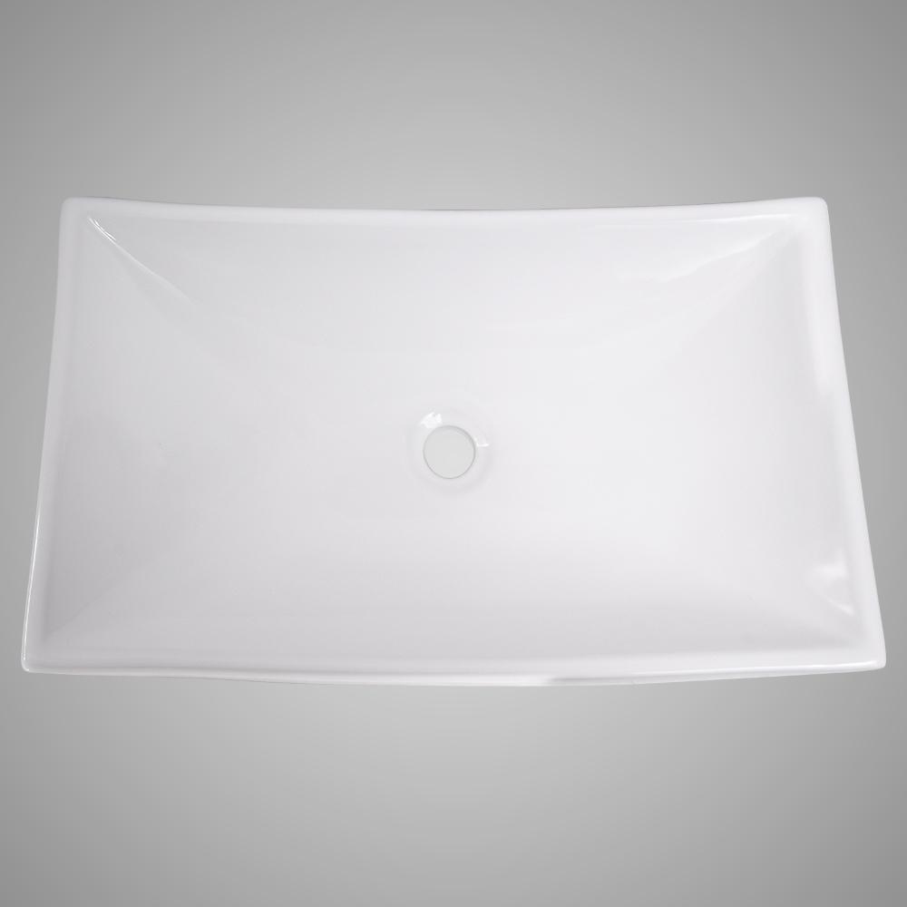 Tustin Vitreous China Rectangular Vessel Sink
