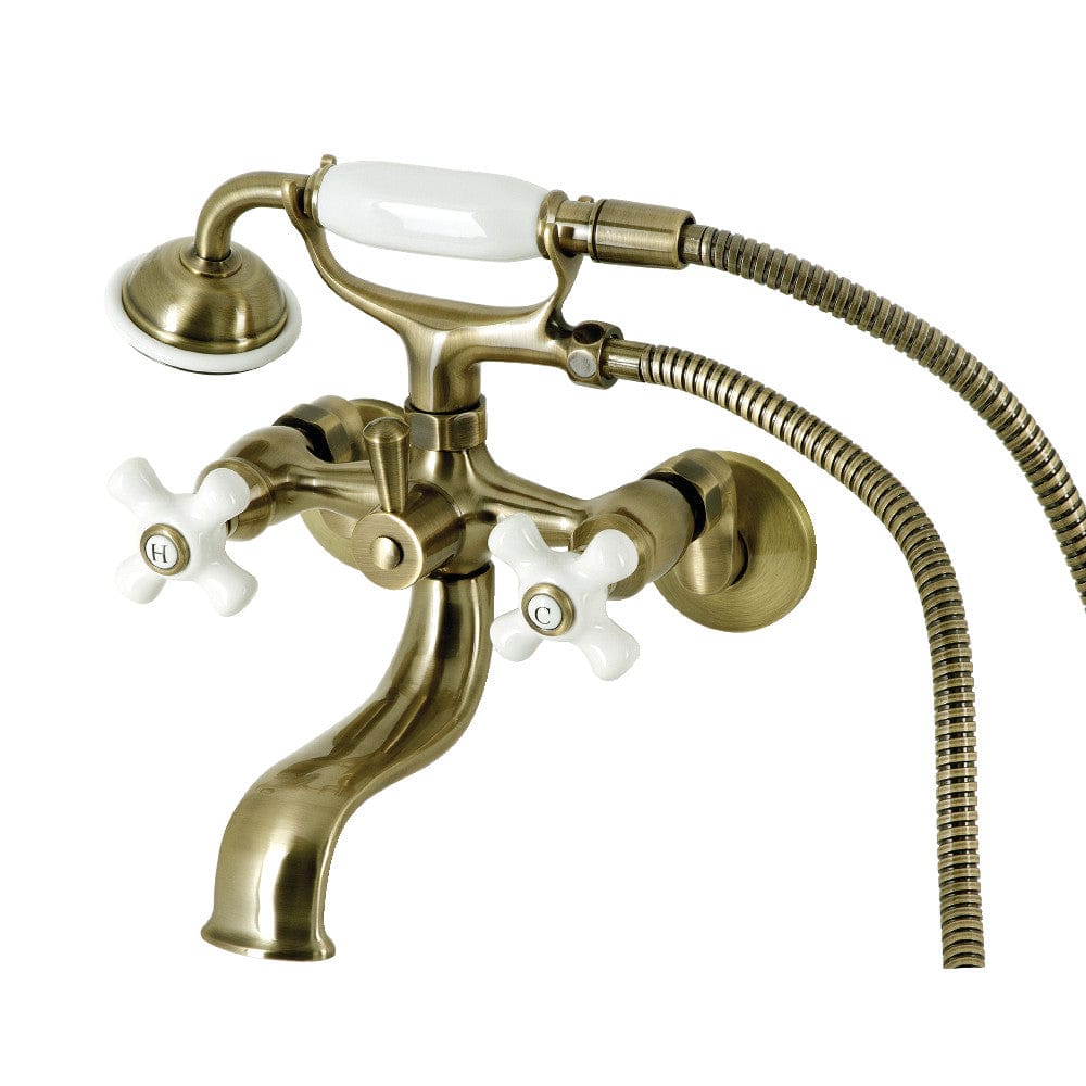 Varesgortz Wall-Mount Tub Faucet with Hand Shower