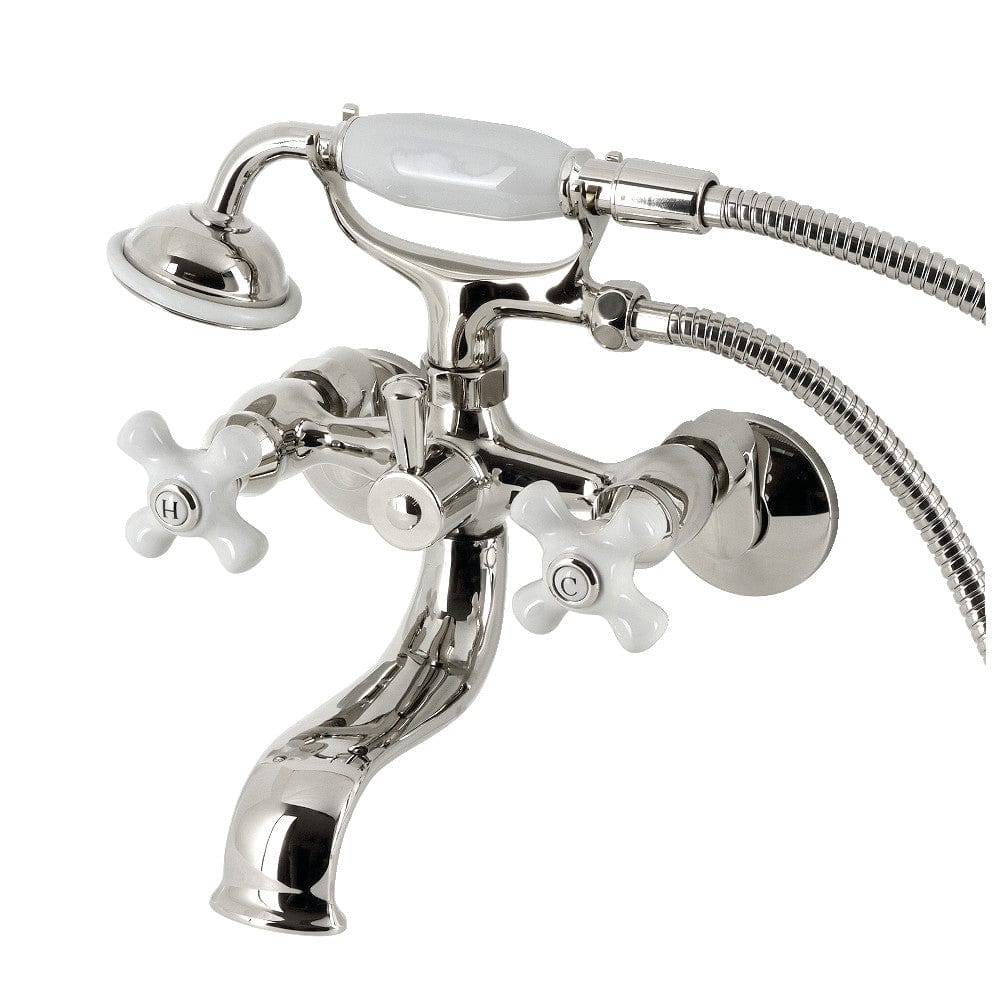 Varesgortz Wall-Mount Tub Faucet with Hand Shower