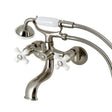 Varesgortz Wall-Mount Tub Faucet with Hand Shower