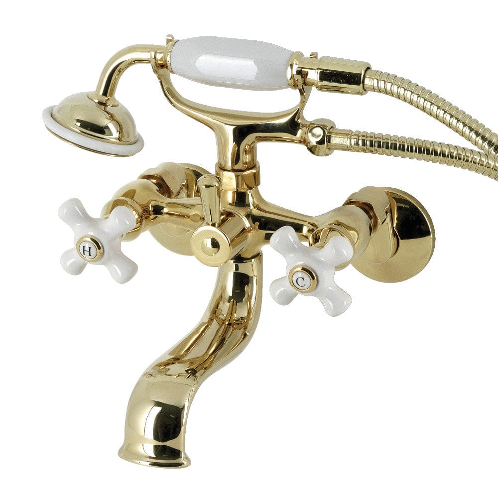 Varesgortz Wall-Mount Tub Faucet with Hand Shower