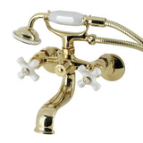 Varesgortz Wall-Mount Tub Faucet with Hand Shower
