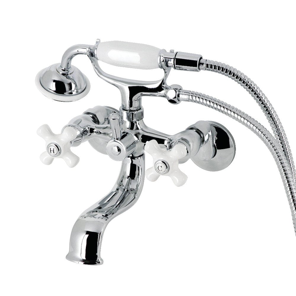 Varesgortz Wall-Mount Tub Faucet with Hand Shower