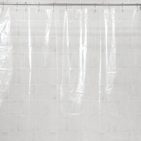 Vinyl Shower Curtain - Clear