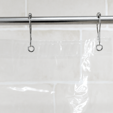 Vinyl Shower Curtain - Clear