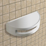 Vitreous China Rounded Wall-Mount Accessory Shelf
