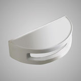 Vitreous China Rounded Wall-Mount Accessory Shelf
