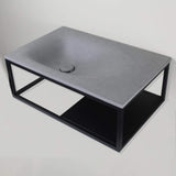 Waterloo Cast Concrete Wall-Mount Sink - Light Gray