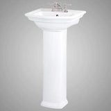 Waycross 100 Vitreous China Pedestal Sink