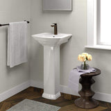 Waycross 100 Vitreous China Pedestal Sink