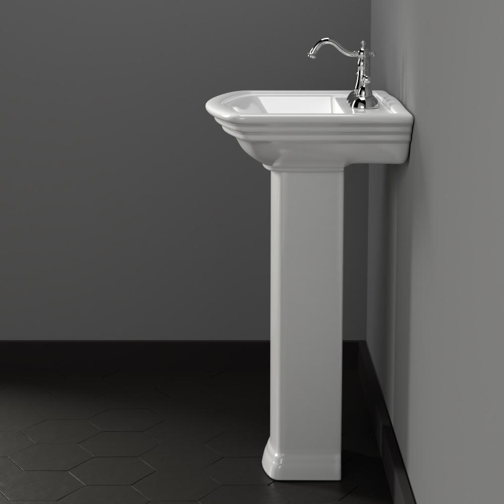 Waycross 200 Vitreous China Pedestal Sink