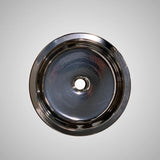 Whitlash Vitreous China Vessel Sink -  Polished Silver