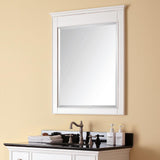 Wilbur Framed Vanity Mirror - White