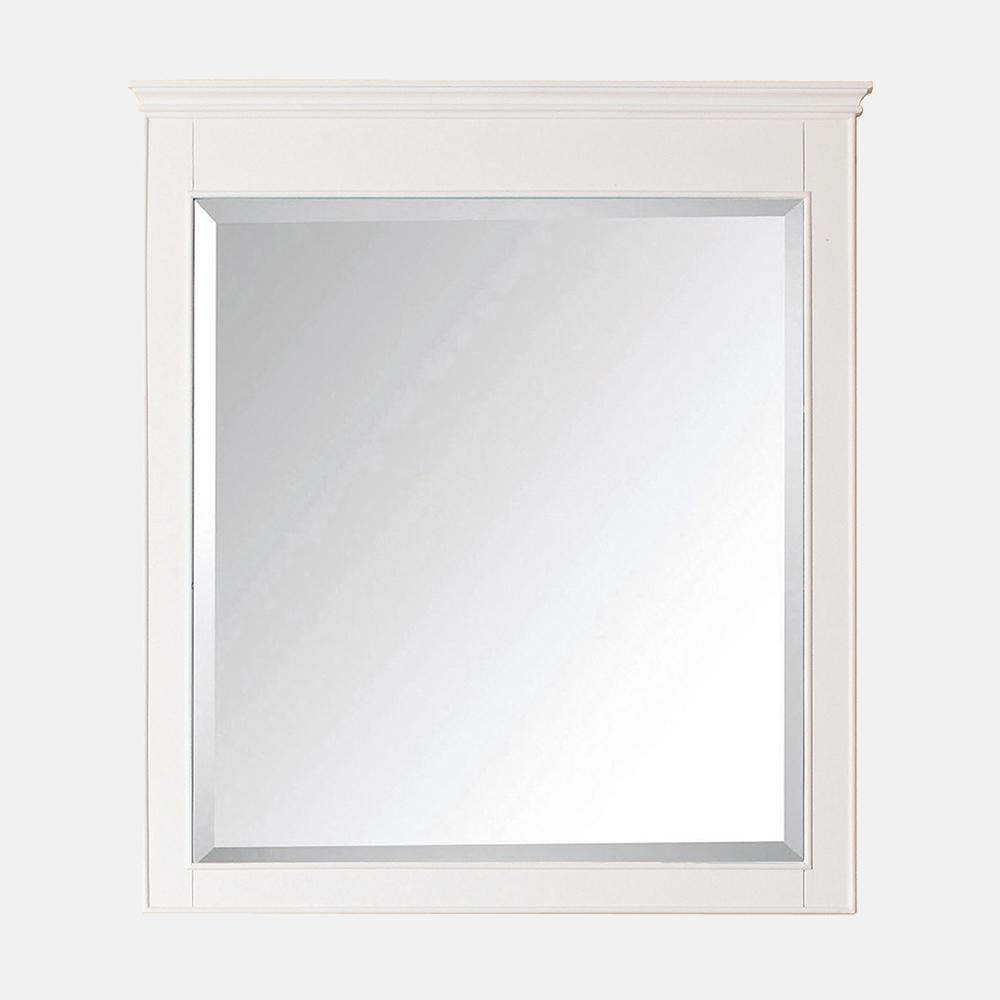 Wilbur Framed Vanity Mirror - White