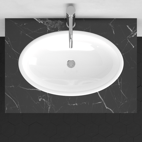 Willette Vitreous China Semi-Recessed Sink