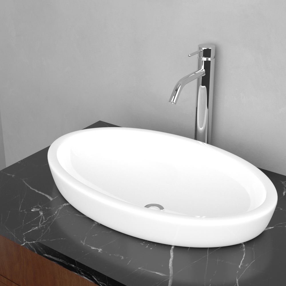 Willette Vitreous China Semi-Recessed Sink