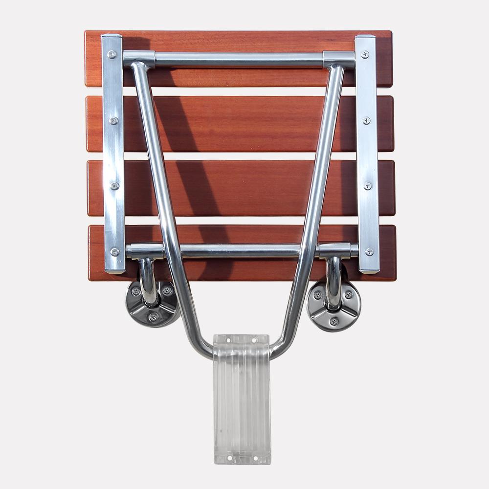 Williston Wall-Mount Wood Folding Shower Seat