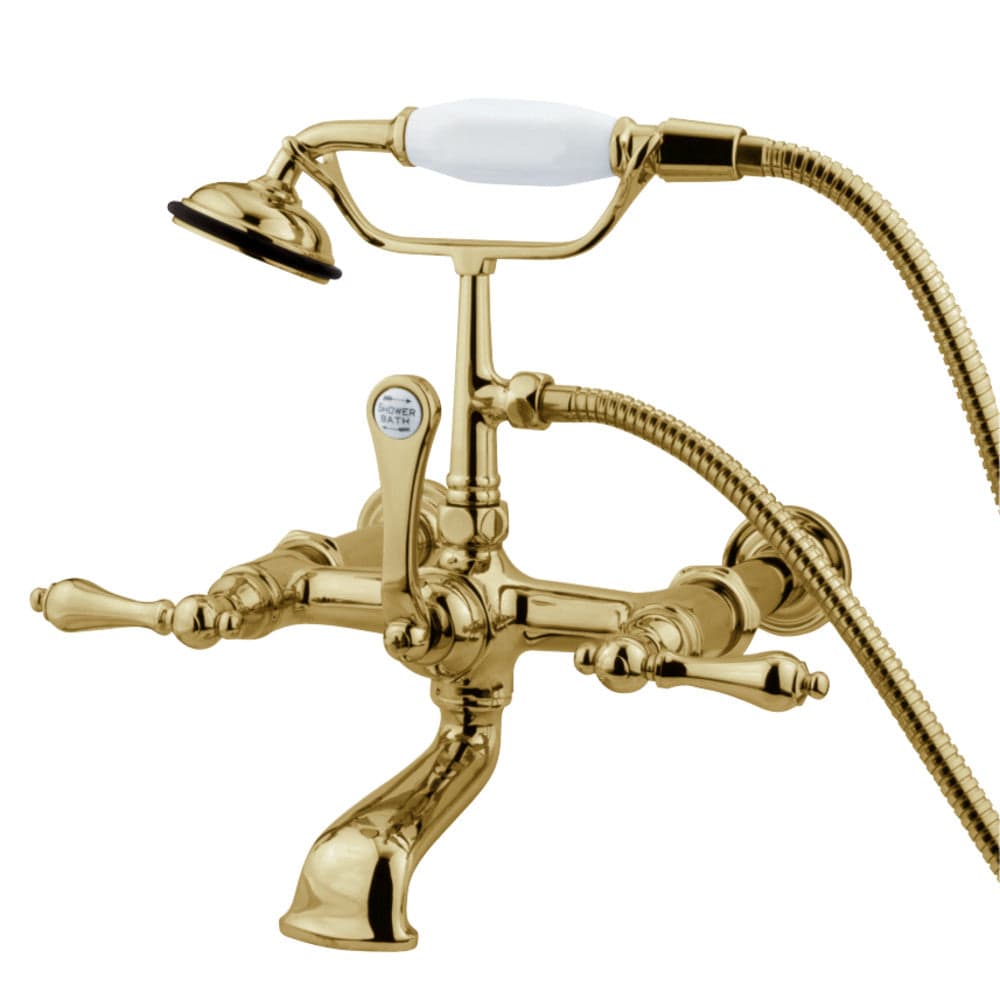 Zantsinger Bathroom Wall-Mount Tub Faucet with Hand Shower