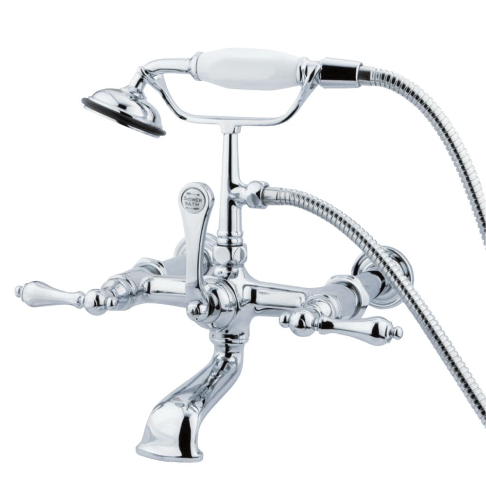 Zantsinger Bathroom Wall-Mount Tub Faucet with Hand Shower