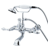 Zantsinger Bathroom Wall-Mount Tub Faucet with Hand Shower