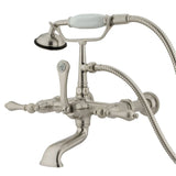 Zantsinger Bathroom Wall-Mount Tub Faucet with Hand Shower