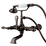 Zantsinger Bathroom Wall-Mount Tub Faucet with Hand Shower