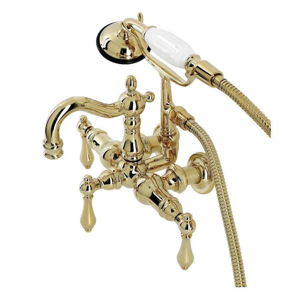 Zensten Wall-Mount Tub Faucet with Hand Shower
