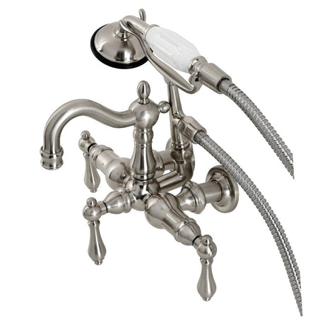 Zensten Wall-Mount Tub Faucet with Hand Shower