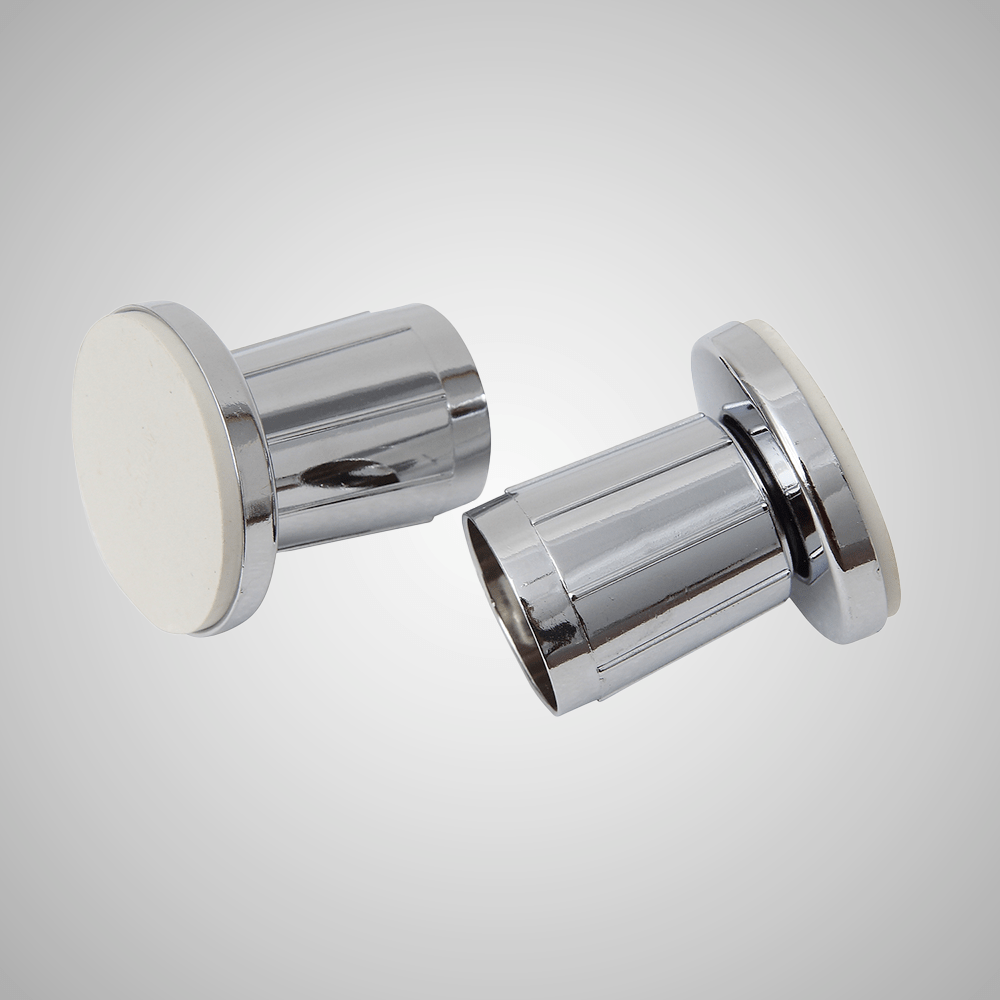 Zinc Adjustable Shower Rod Flanges