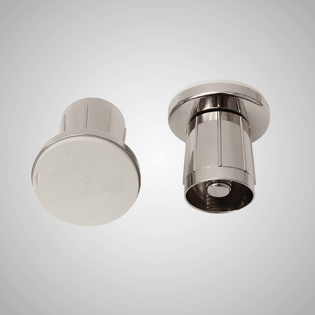 Zinc Adjustable Shower Rod Flanges